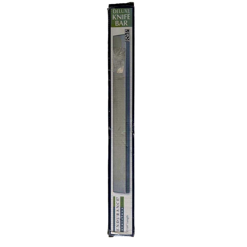 ENDURANCE Stainless Steel 17.75" RSVP Deluxe Knife Bar Satin Finish Full Surface